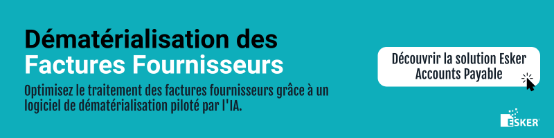 Solution logiciel facture électronique fournisseur esker