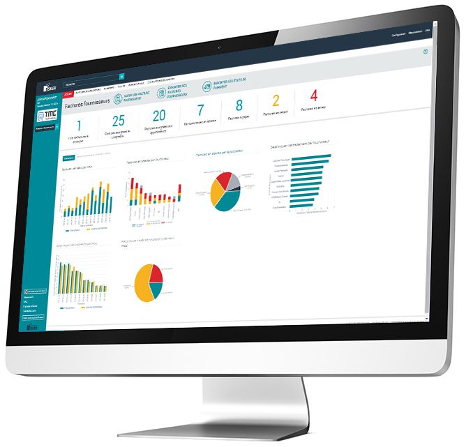 Interface tableaux de bord ESKER