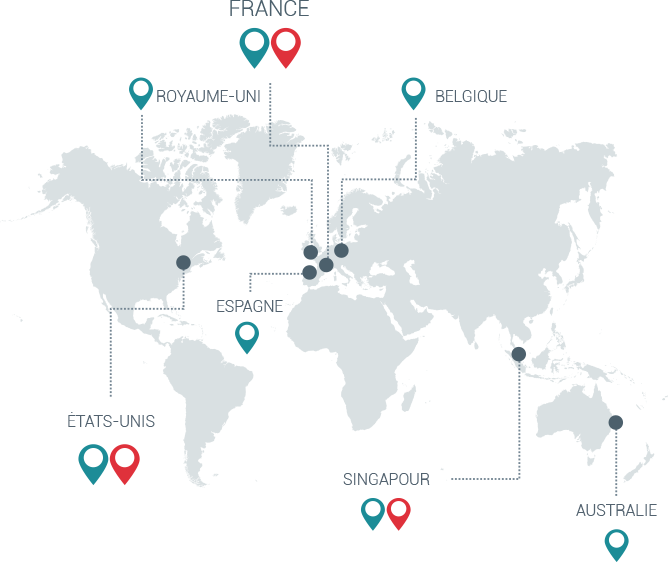 Localisation des centres de production courrier et data centers Esker Localisation des centres de production courrier et data centers Esker