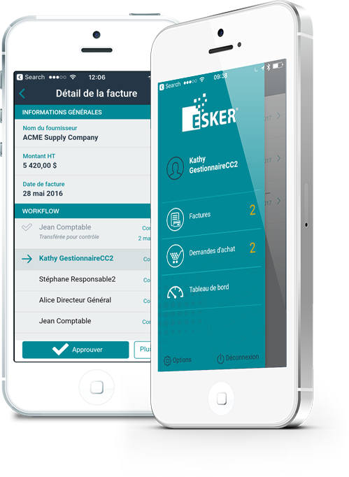 Maintien de l'activité avec l'application mobile Esker