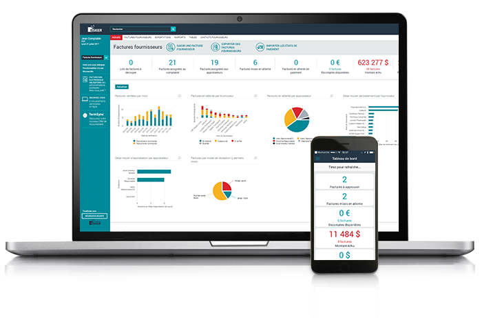 La solution Procure-to-Pay Esker dans un laptop La solution Procure-to-Pay Esker dans un laptop